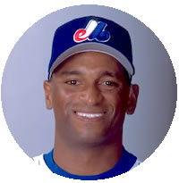Montreal Expos Outfielder, Curtis Pride. Photo courtesy of Montreal Expos