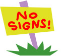 No Signs!