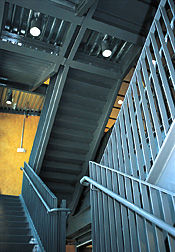 Stairs in UWB building