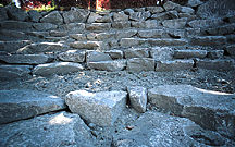 Stone amphitheater at UW Bothell